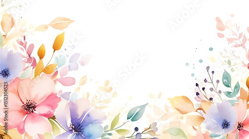 High-resolution watercolor background