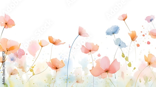 High-resolution watercolor background