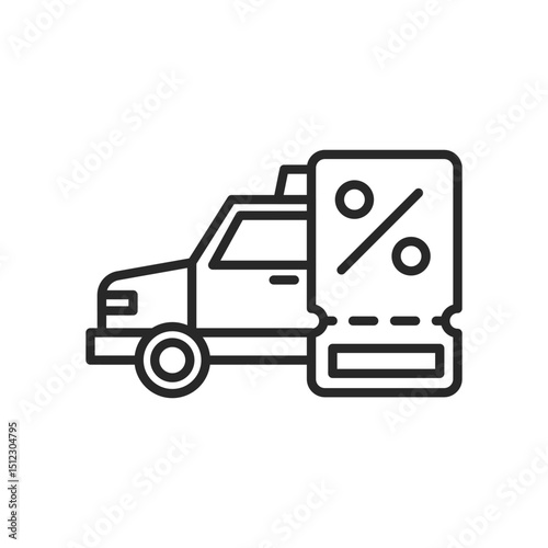 taxi service icon element
