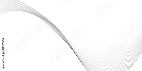 Abstract wave line business background. Thin line wavy abstract vector background. Curve wave seamless pattern. Wavy sound and curve line background.