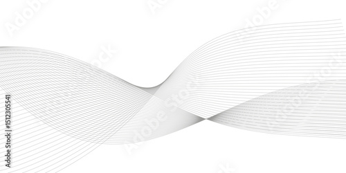 Abstract background with business lines. Technology, data science, geometric border pattern. Isolated on white background. Vector illustration.