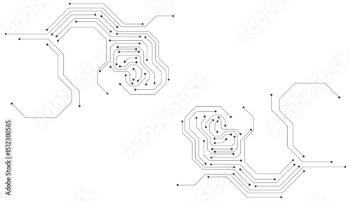 Abstract Technology Background , circuit board pattern 