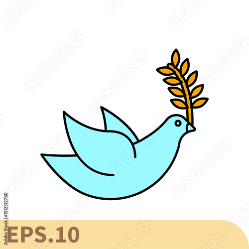 dove icons  symbol vector elements for infographic web