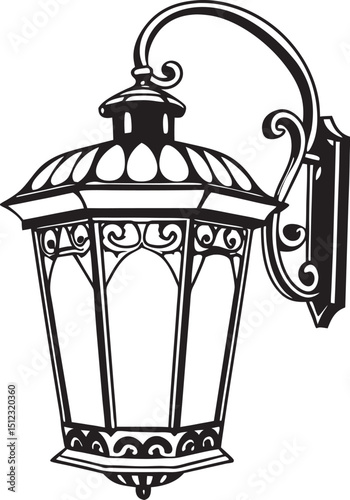 vintage street lamp