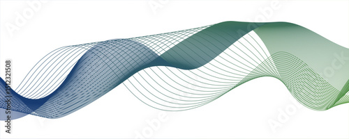 Modern  futuristic energy sound waves technology concept background. Abstract  wave line in vector business texture. Pattern line blend curve flow futuristic background.