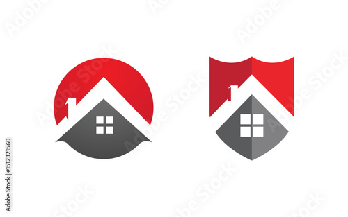 House Property concept icon logo template v.99