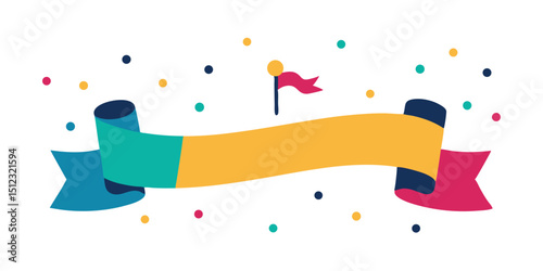 Graduation greeting lettering sign with square academic caps high into the air. Vector design for grad, congratulation ceremony, invitation card, banner. Grads symbol for university, high school 