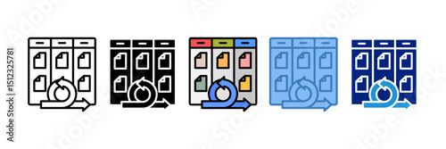 Kanban Board Icon Element For Design