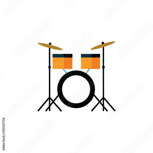 drum set vector