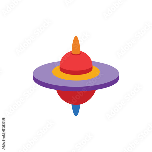spinner top vector