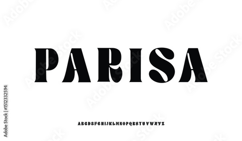 Elegant Font Uppercase Classic Lettering Minimal Fashion Designs. Typography modern serif fonts regular decorative vintage concept. vector illustration