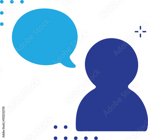 man thinking and dreaming. Mind behavior, mental mindset, imaginative thinking concept. 3d vector people character.