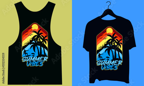 SUMMER T SHIRT VECTOR DESIGN,Tropical Summer Sunset vibes, Summer Times t shirt That Speak Sunshine, Retro Summer Bold T shirts for Sun Soaked Days , Heatwave Hype Surfing Vibes Summer t shirt ,Retro 