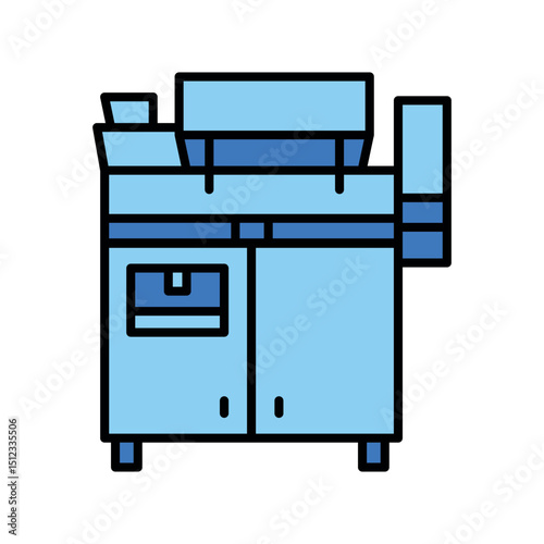 Food processing equipment color line icon for digital and print projects.PFAS product