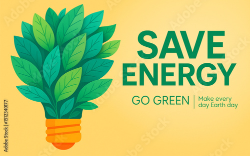 vibrant and creative vector-style illustration promoting environmental awareness