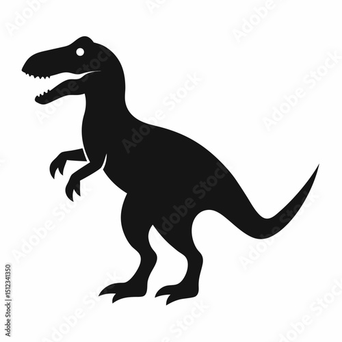 tyrannosaurus dinosaur vector illustration