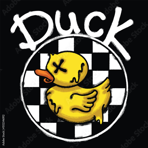 Duck Urban Streetwear t shirt design