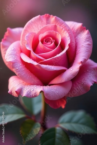 Delicate pink rose petal, velvety texture, dewdrop , delicate, texture