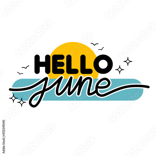 Hello June handwritten
