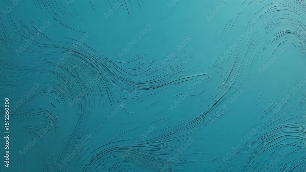 Obraz premium Abstract teal paint texture background
