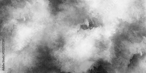 Smoke on white background grunge smog texture art design, Old stone background, abstract gray background soft white watercolor grunge texture, grunge Stains and soft Brush Strokes for decorative.