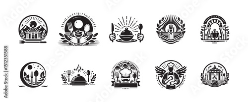 Restaurant Logo  Set


