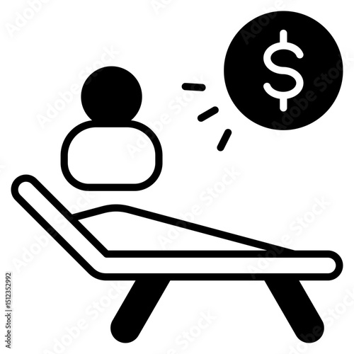 Passive Income Black Icon