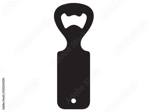 Baby Shower Bottle Opener silhouette