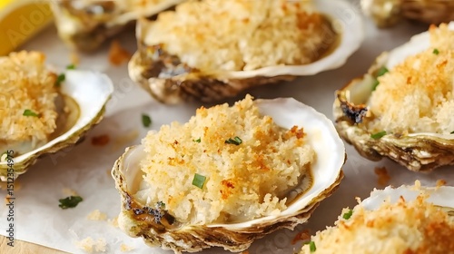 Delicious Baked Oysters with Crispy Breadcrumbs