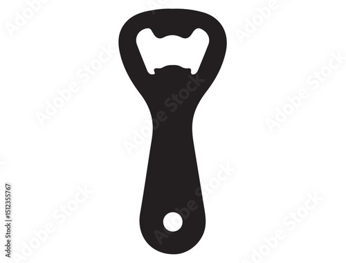 Baby Shower Bottle Opener silhouette