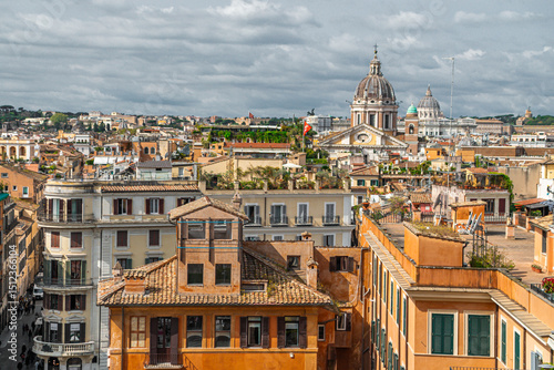 Photography panorama of rome