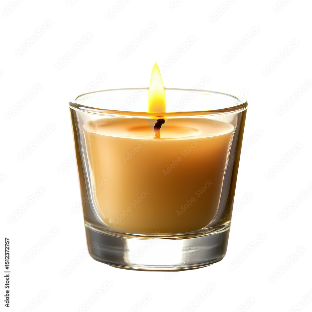burning candle in glass, A burning candle inside a transparent glass, isolated on transparent background burning candle in glass, A burning candle inside a transparent glass, isolated on transparent background
