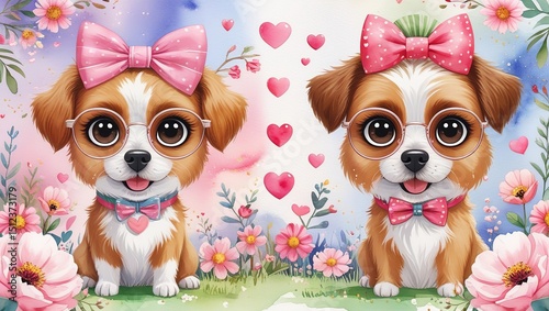 two chihuahua puppies