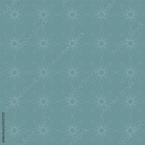 Vector seamless pattern with a delicate, elegant floral design. Suitable for printing, wallpaper, textiles, packaging, and web design.