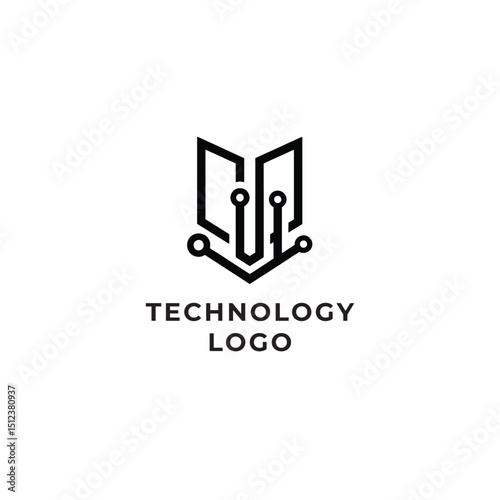 minimal technology logo 