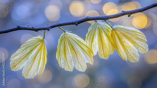 Dreamlike golden bokeh pattern gently scattered with varying opacity across a blurred background.