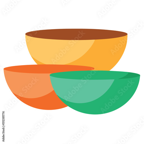 ceramic bowl isolated on white background
