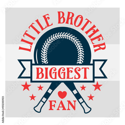 Little Brother Biggest Fan Svg, Sports Svg, Baseball T-shirt Design, Baseball Lover Shirts Svg, Baseball Mama Svg, Baseball Png, Baseball Shirt Png, Ball Svg, Baseball Svg Images, Cut Files
