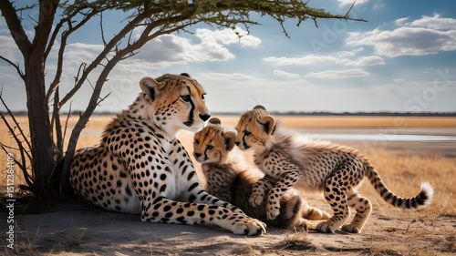 leopard in the tree