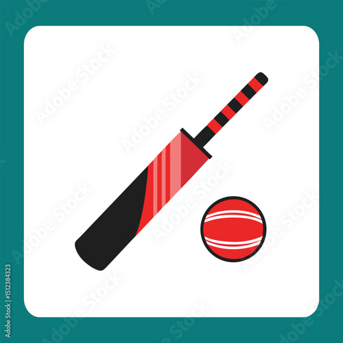 cricket bat and ball 