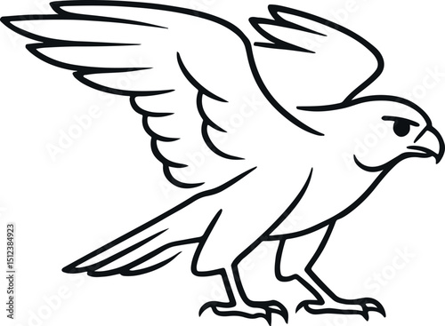 A striking black vector silhouette illustration of a flying dove of peace with outstretched wings, embodying nature's symbolic design