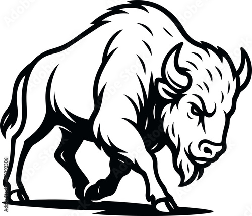 A wild mammal vector illustration featuring a lion and wolf silhouette with a black nature design
Vector illustration of wild mammal heads, a majestic lion and a powerful wolf, perfect for logo or tat