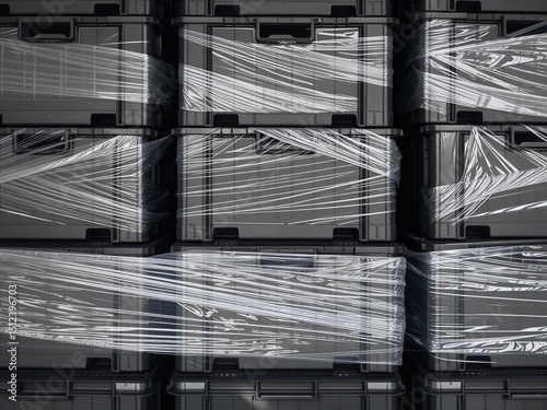 Wallpaper Mural Plastic Crate Storage Solution Wrapped Tightly Torontodigital.ca