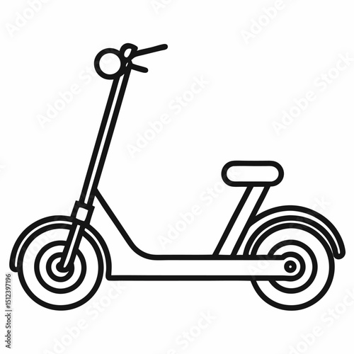 tricycle isolated on white background