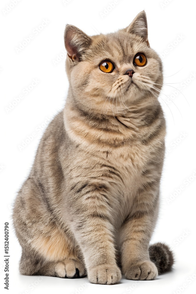 Obraz premium british shorthair cat isolated