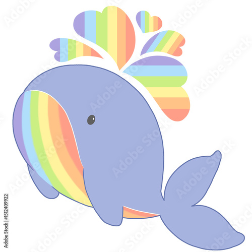 Whale rainbow