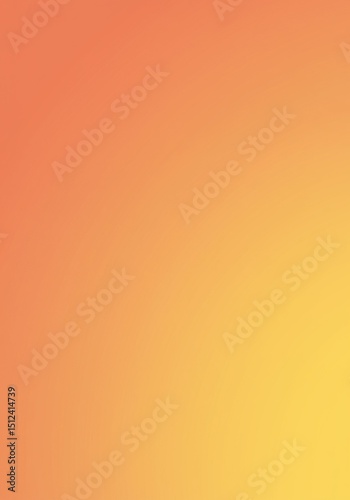 Soft, gradient, coral-to-yellow color background