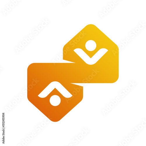 E-commerce Shopping Bag Logo: Online Retail Vector Design