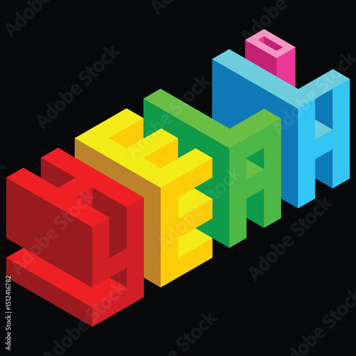 hello yeah typography design.eps