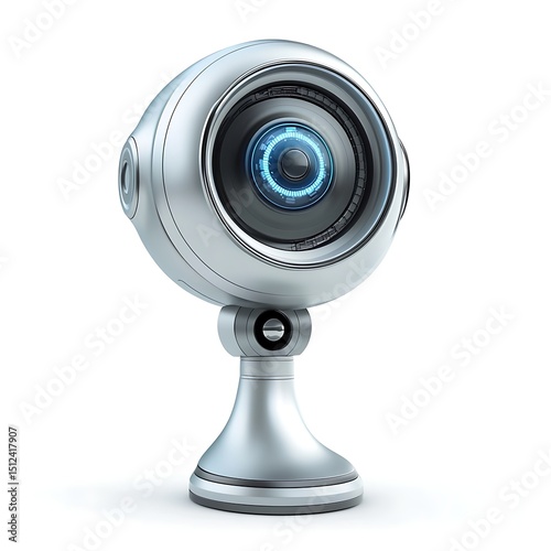 webcam on a white background